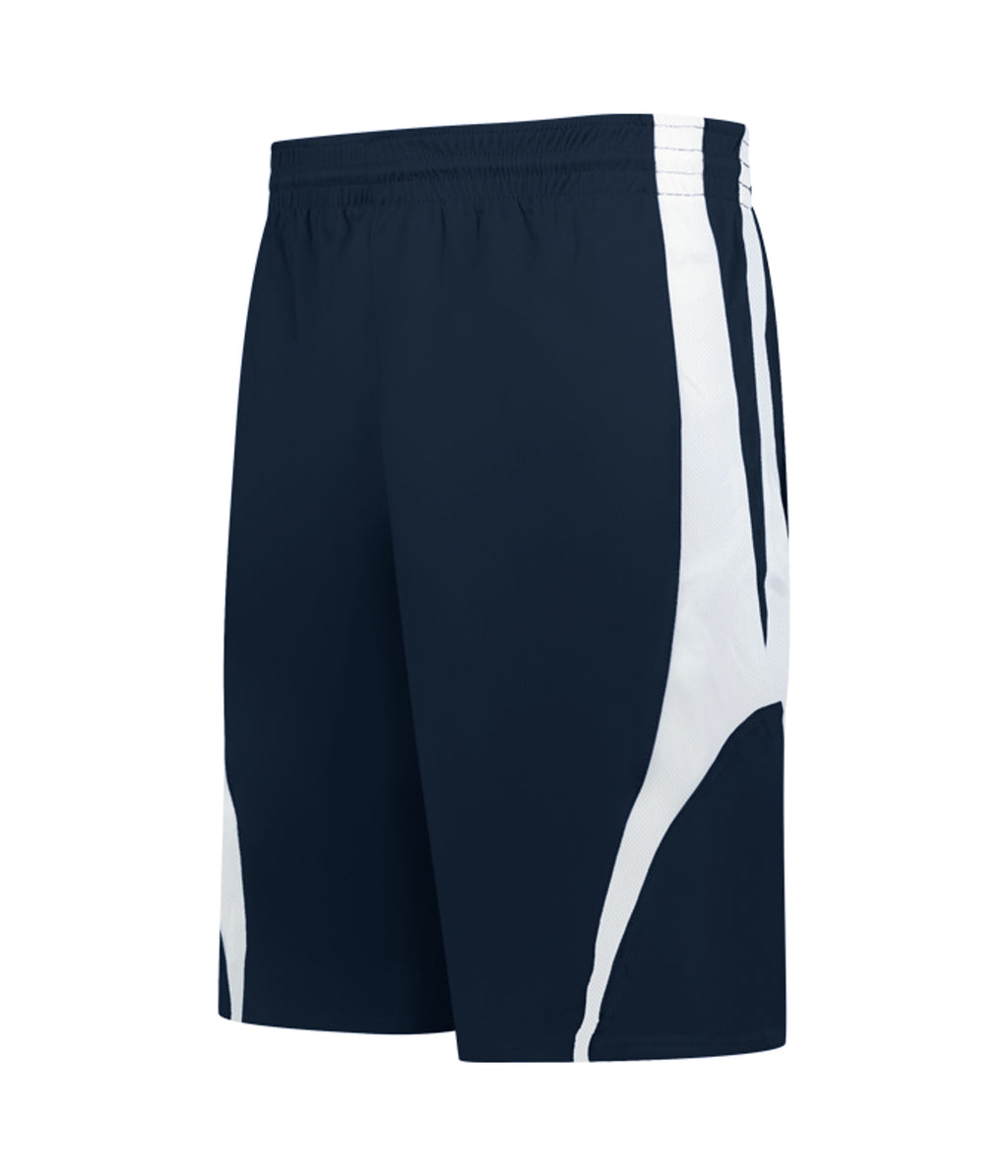 YOUTH DOUBLE-PLY REVERSIBLE BASKETBALL SHORTS - MOISTURE-WICKING
