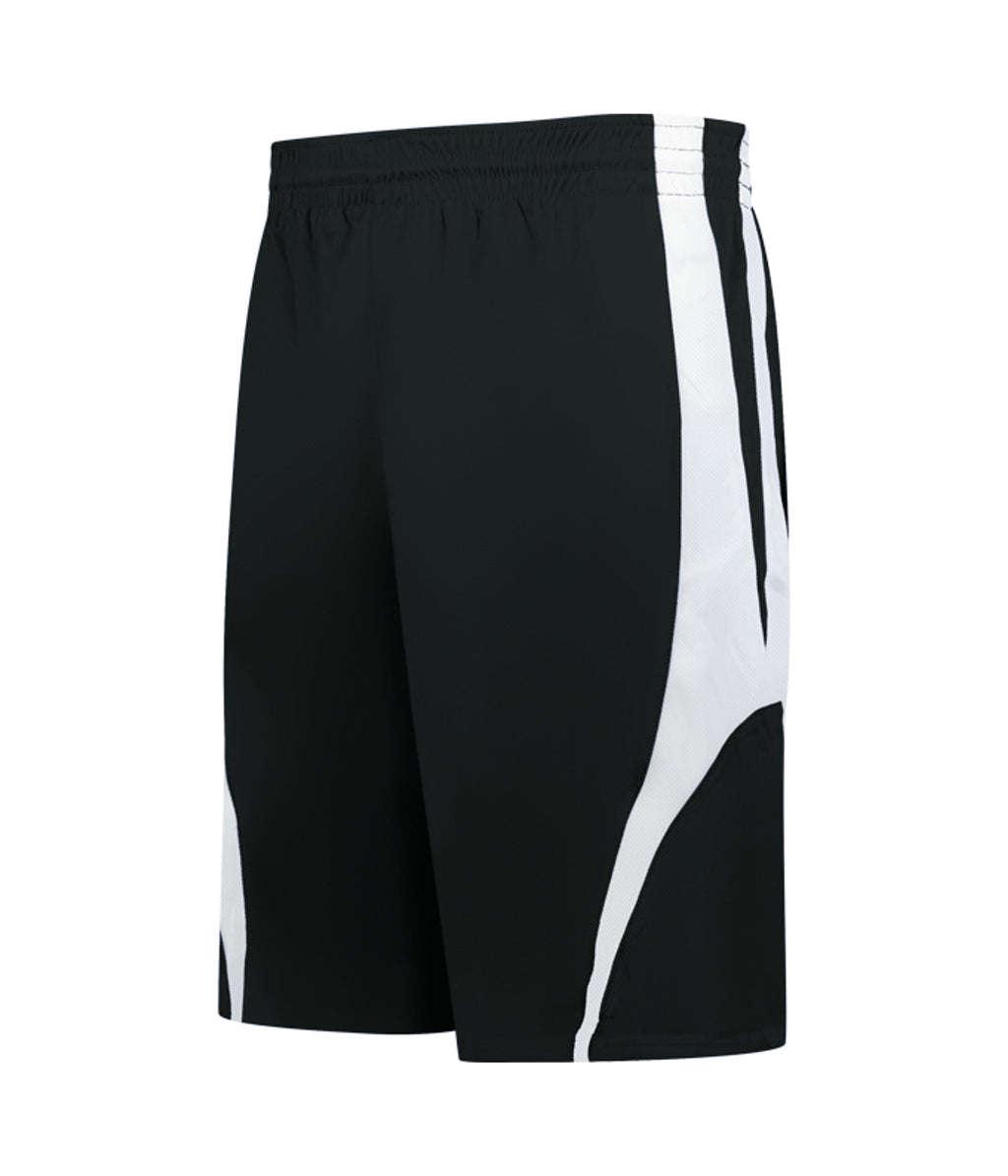 YOUTH DOUBLE-PLY REVERSIBLE BASKETBALL SHORTS - MOISTURE-WICKING