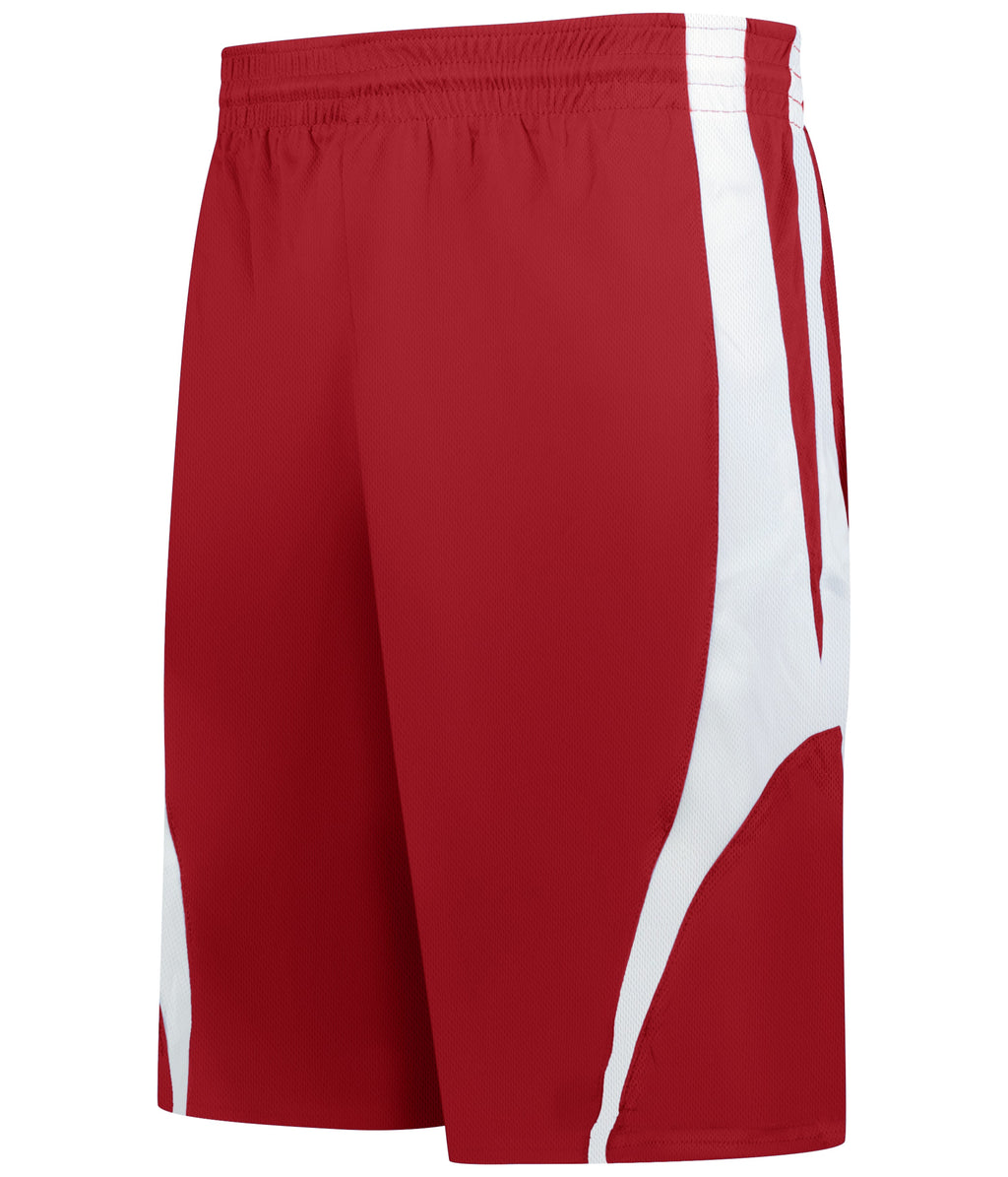 DOUBLE-PLY REVERSIBLE BASKETBALL SHORTS - MOISTURE-WICKING