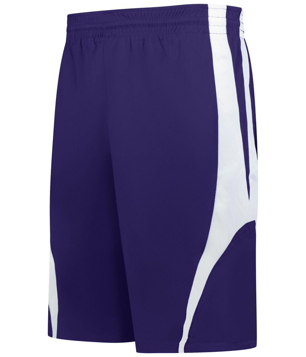 DOUBLE-PLY REVERSIBLE BASKETBALL SHORTS - MOISTURE-WICKING