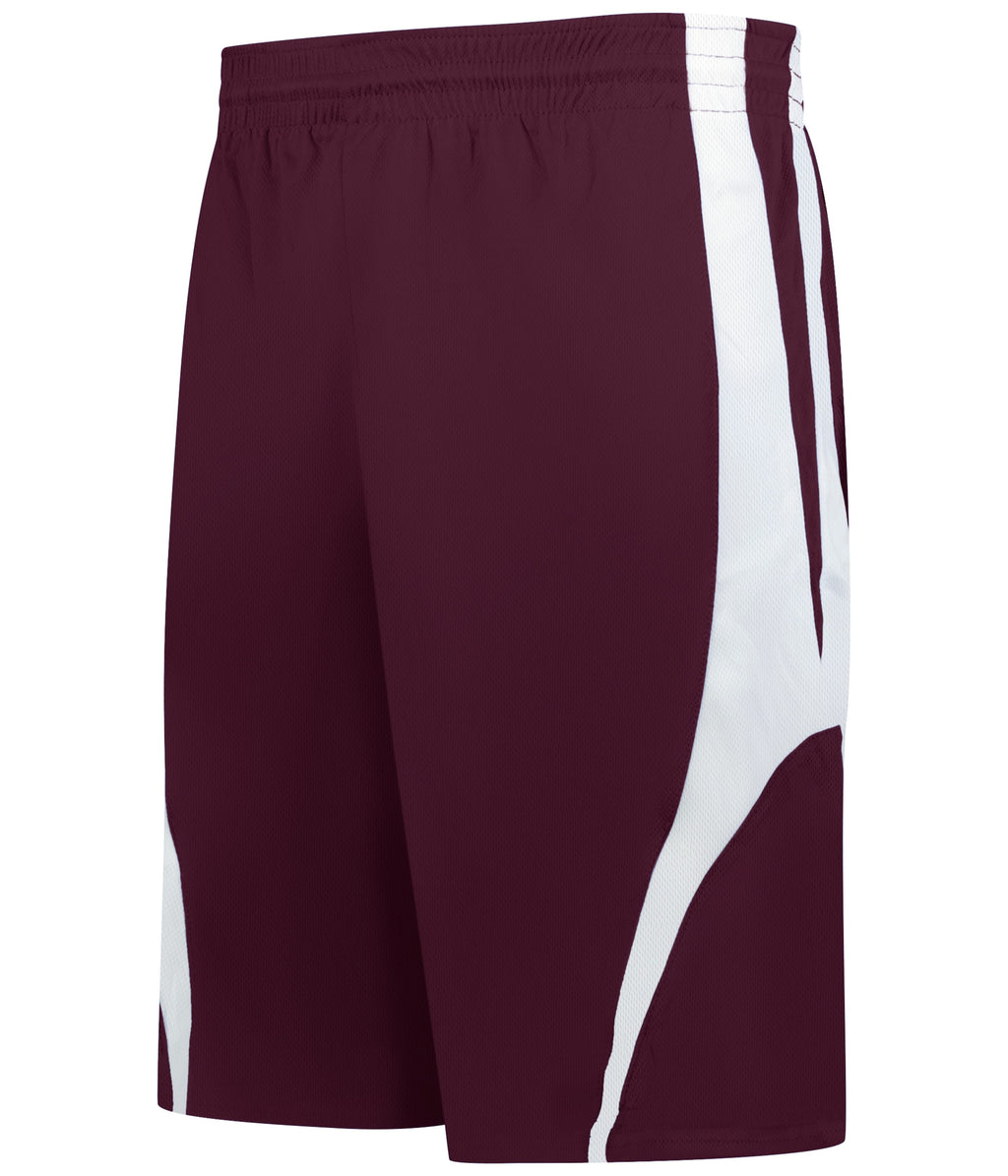 DOUBLE-PLY REVERSIBLE BASKETBALL SHORTS - MOISTURE-WICKING