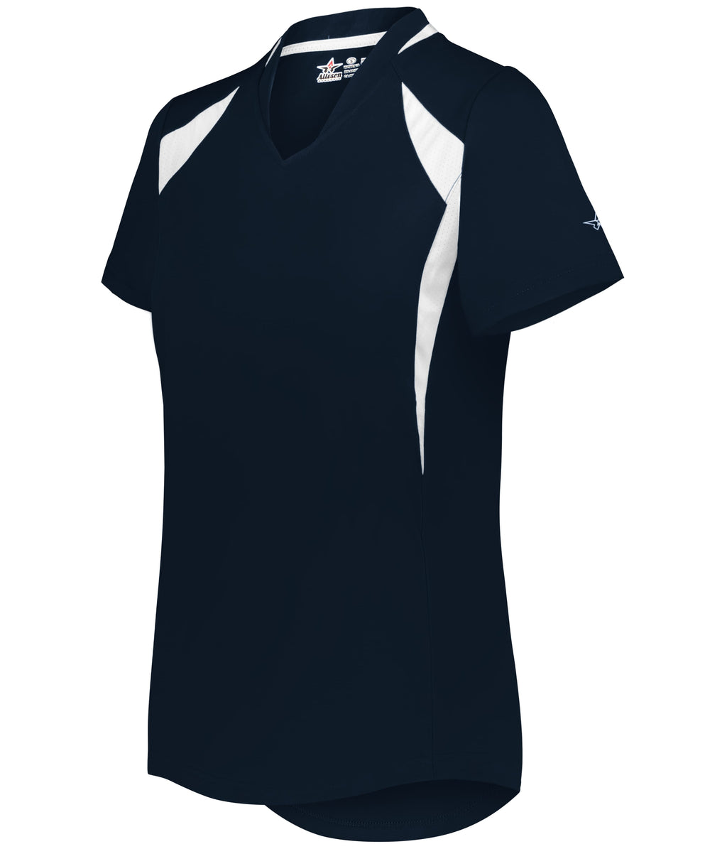 GIRLS SHORT-SLEEVE FASTPITCH JERSEY - MOISTURE-WICKING
