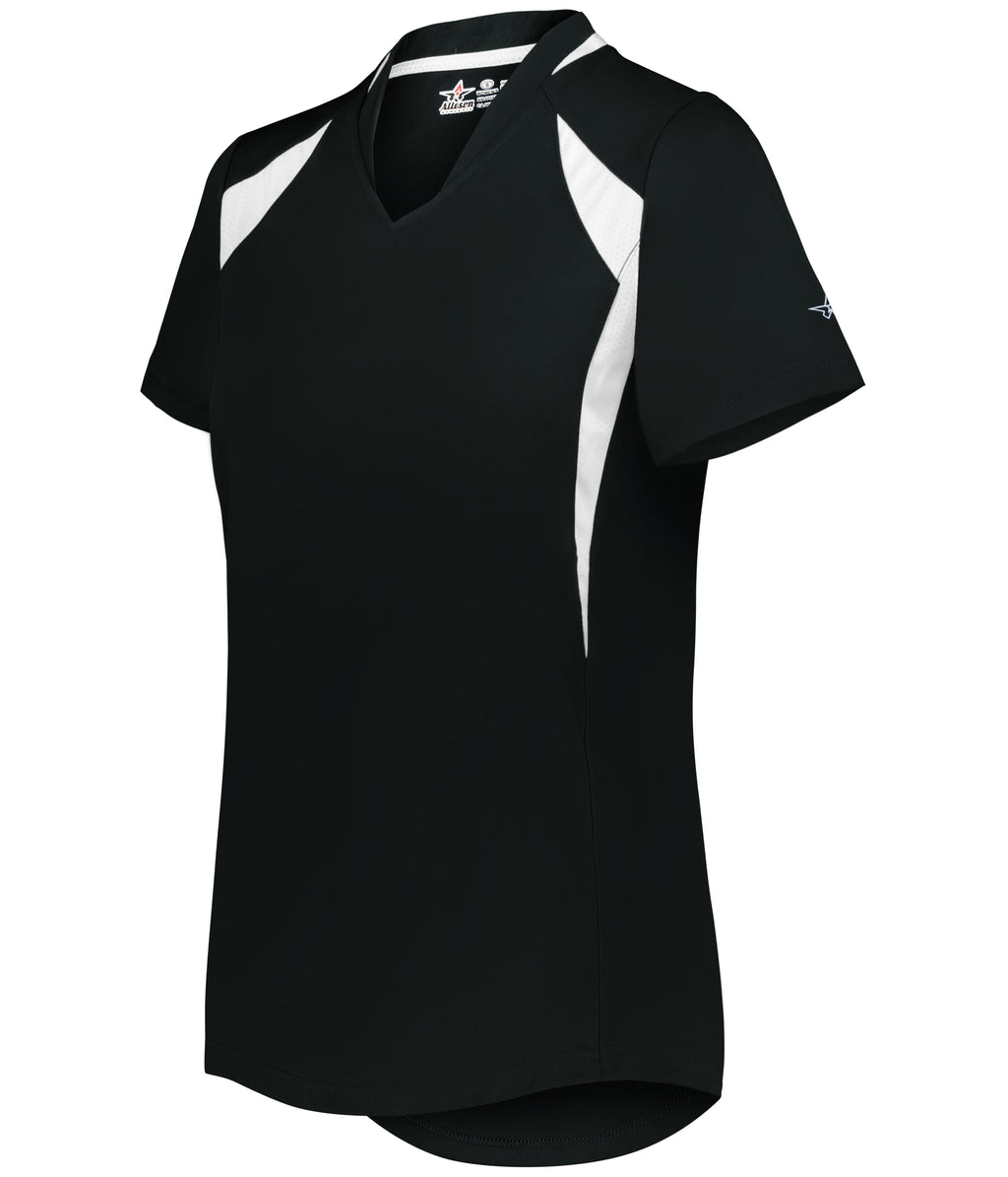 GIRLS SHORT-SLEEVE FASTPITCH JERSEY - MOISTURE-WICKING