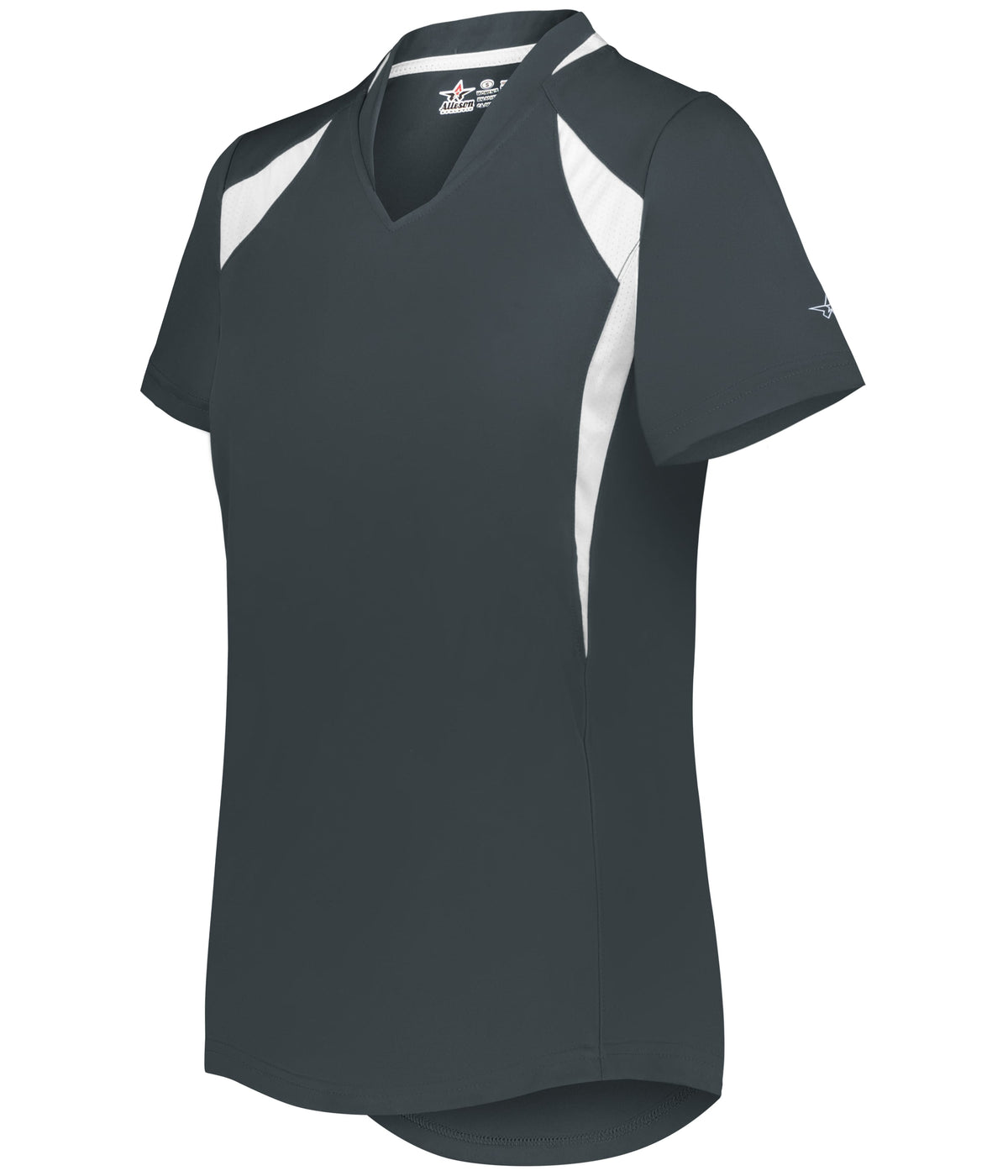 WOMEN'S V-NECK SOFTBALL JERSEY - MOISTURE-WICKING