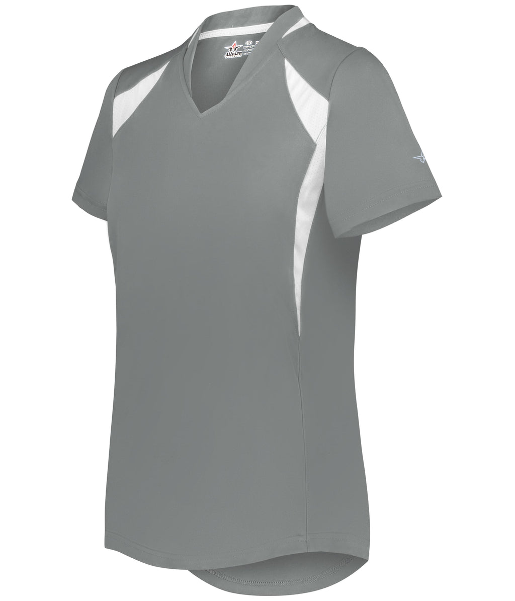 GIRLS SHORT-SLEEVE FASTPITCH JERSEY - MOISTURE-WICKING