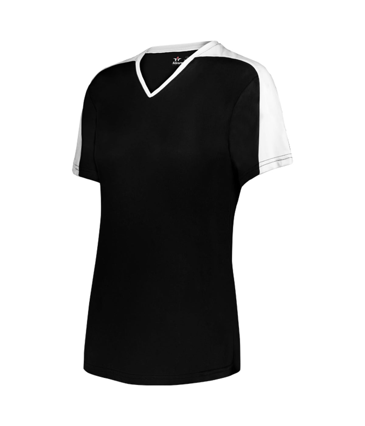 GIRLS V-NECK SOFTBALL JERSEY - MOISTURE-WICKING