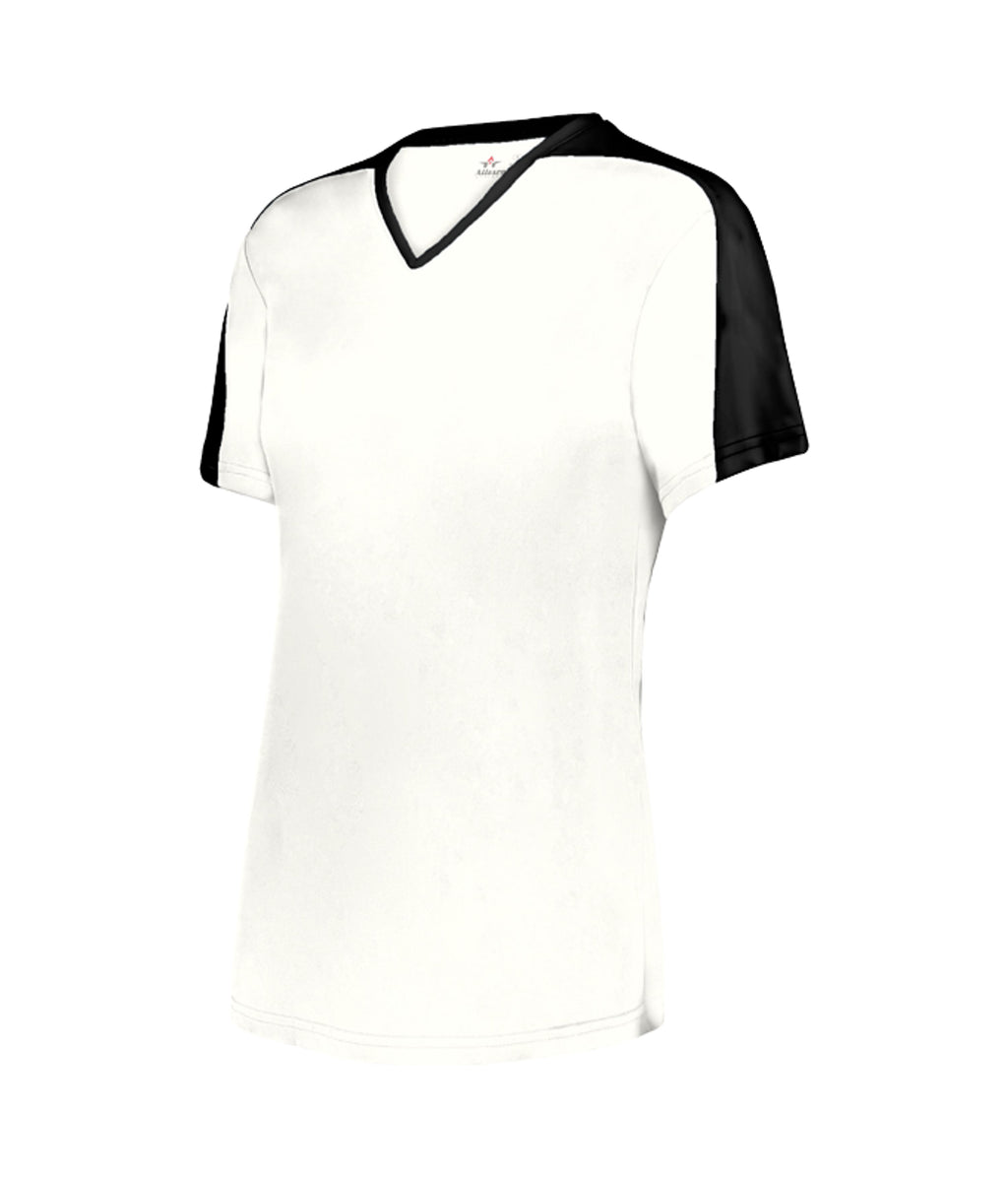 GIRLS V-NECK SOFTBALL JERSEY - MOISTURE-WICKING
