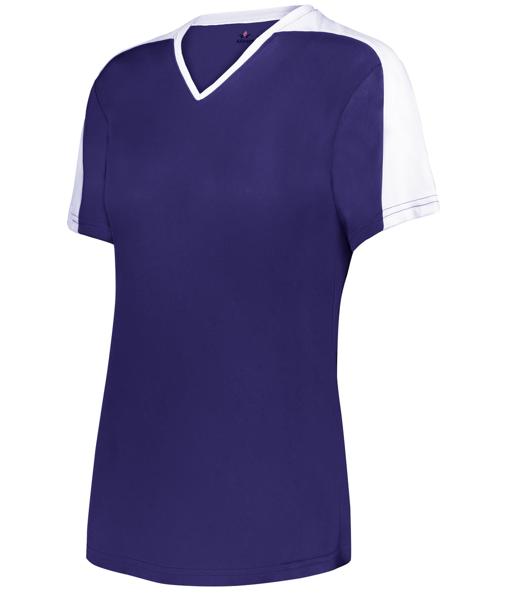 WOMEN'S V-NECK SOFTBALL JERSEY - MOISTURE-WICKING