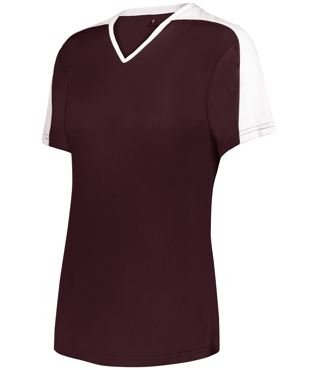 WOMEN'S V-NECK SOFTBALL JERSEY - MOISTURE-WICKING