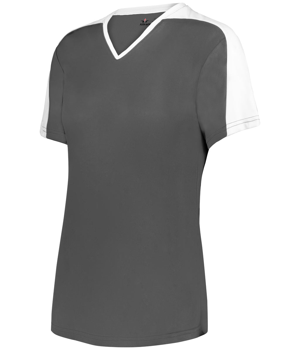 WOMEN'S V-NECK SOFTBALL JERSEY - MOISTURE-WICKING