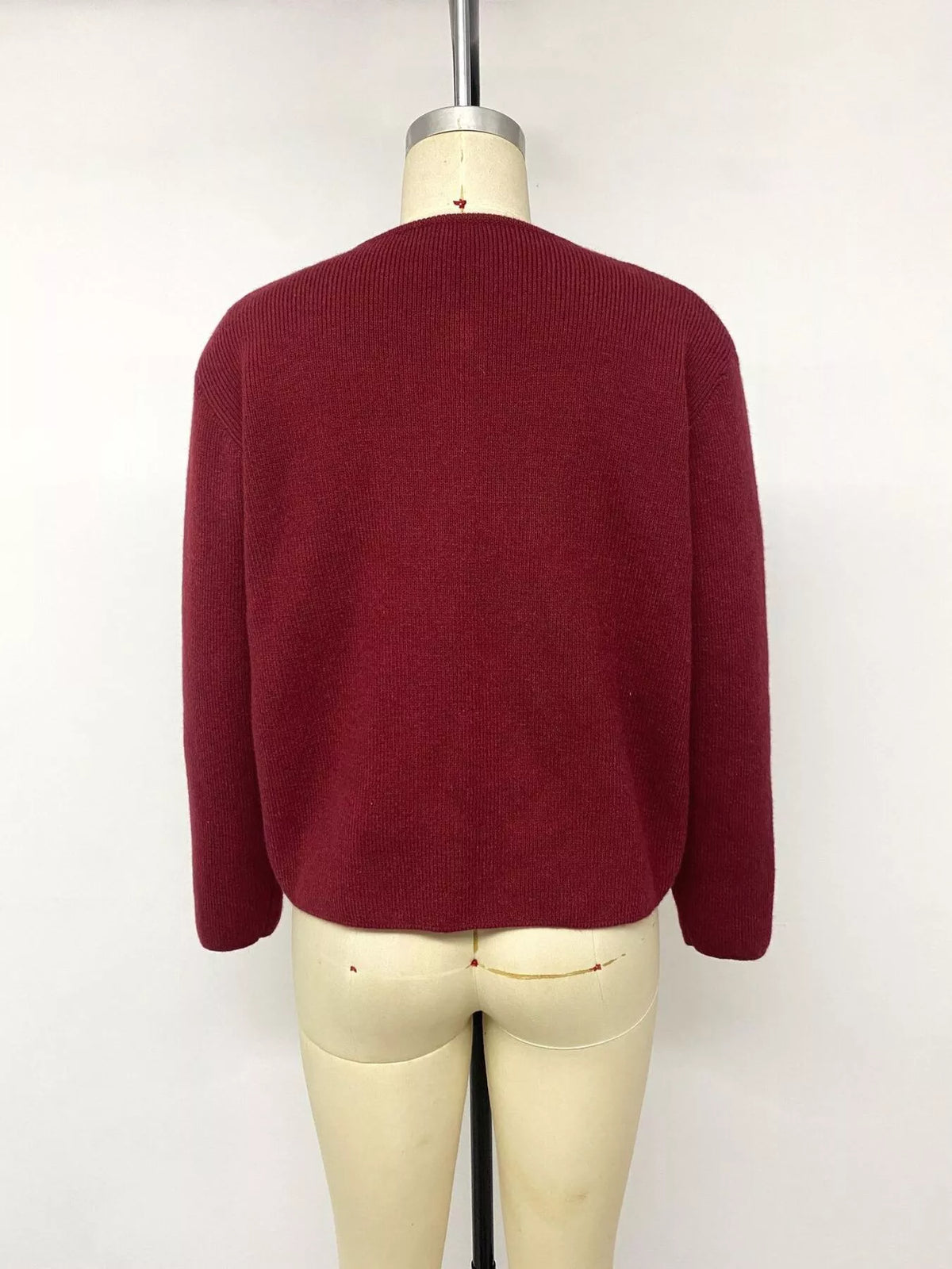Bow Button Up Knit Cardigan