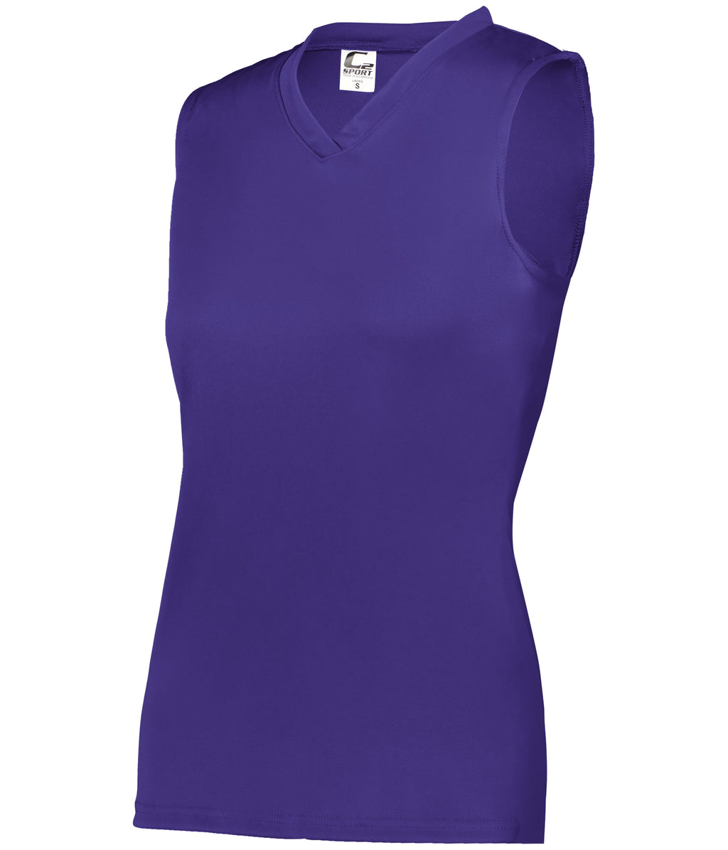 WOMEN'S C2 SLEEVELESS TANK - MOISTURE-WICKING PERFORMANCE