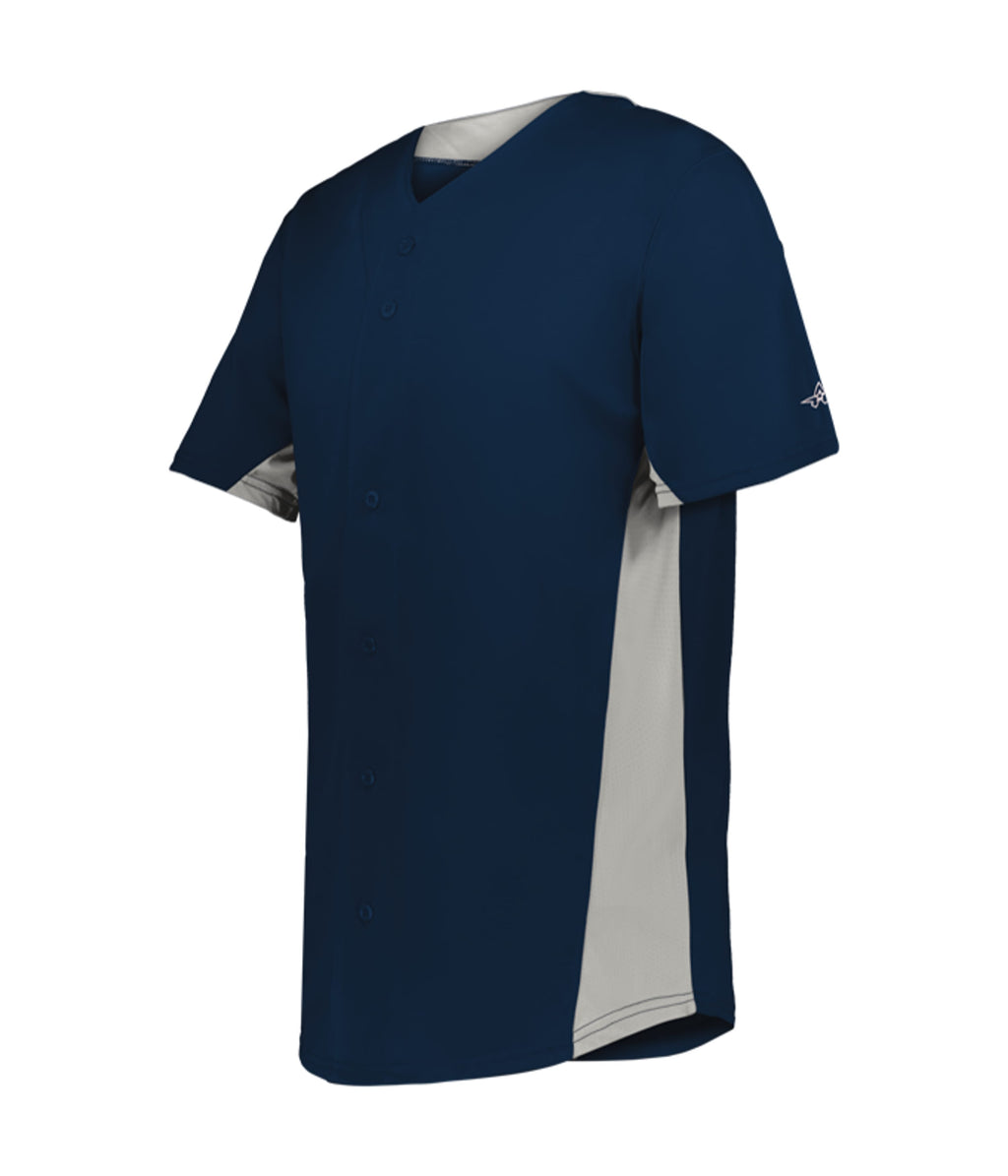CRUSH FULL-BUTTON BASEBALL JERSEY
