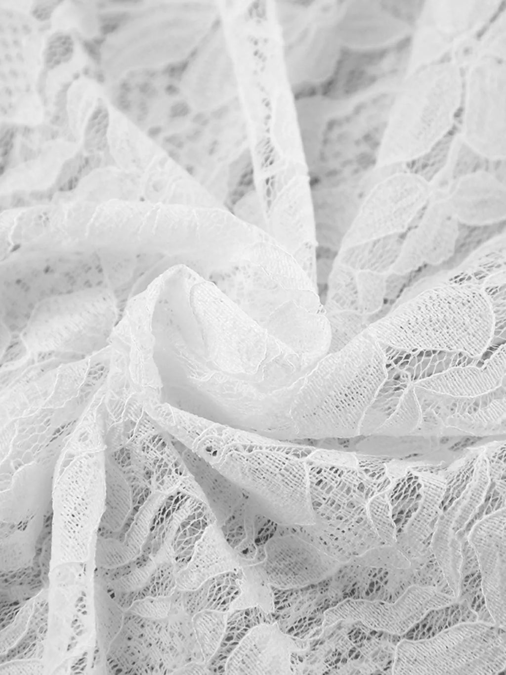 Lace V-Neck Flare Sleeve Blouse