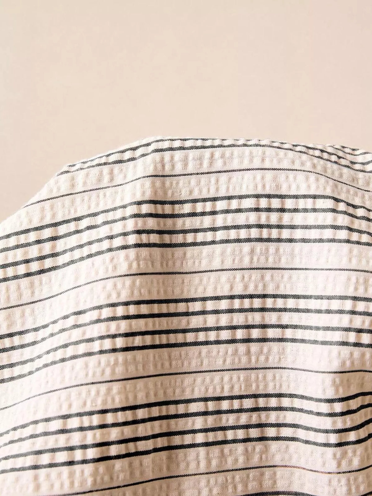 Striped Drawstring Mini Skort