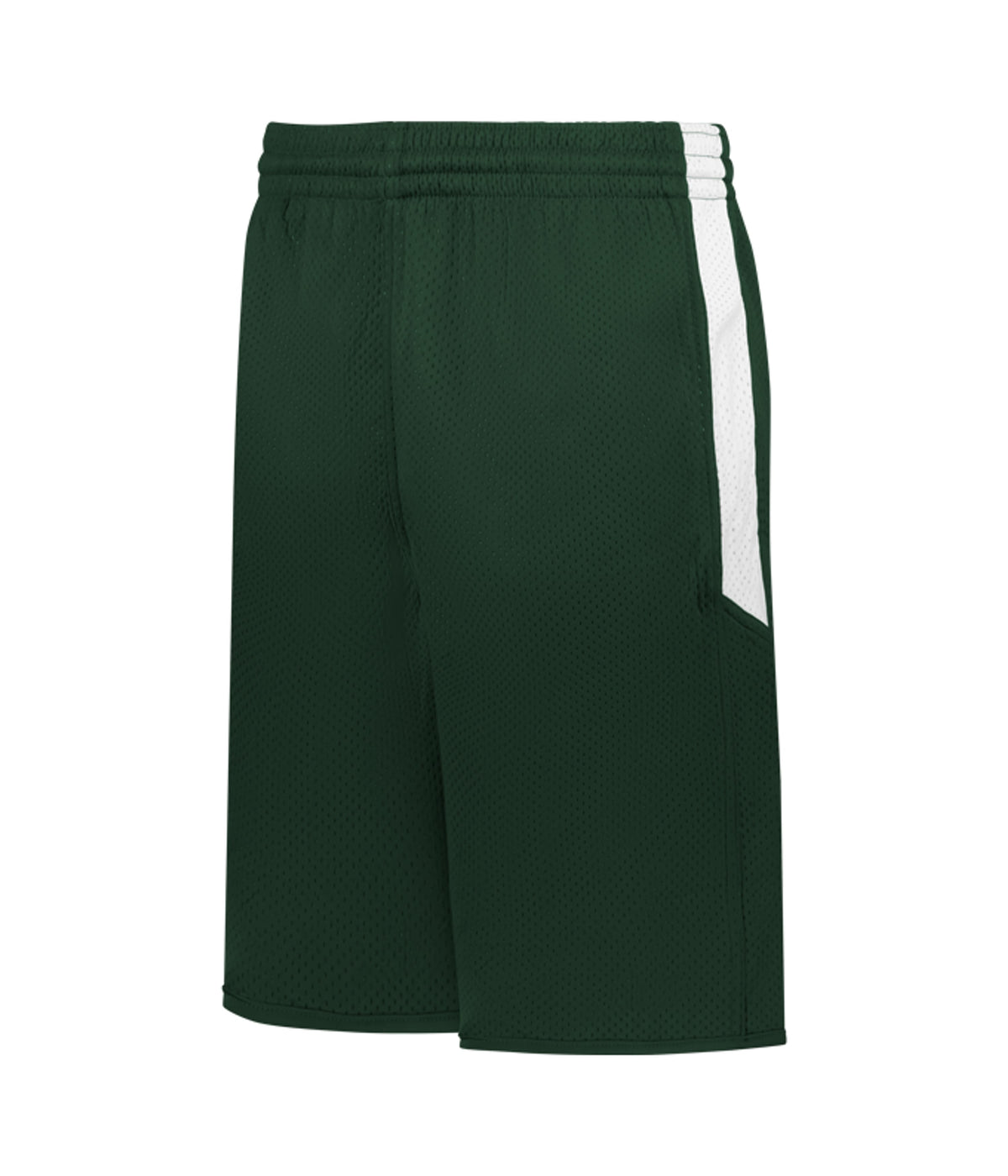 YOUTH SINGLE-PLY REVERSIBLE BASKETBALL SHORTS - MOISTURE-WICKING