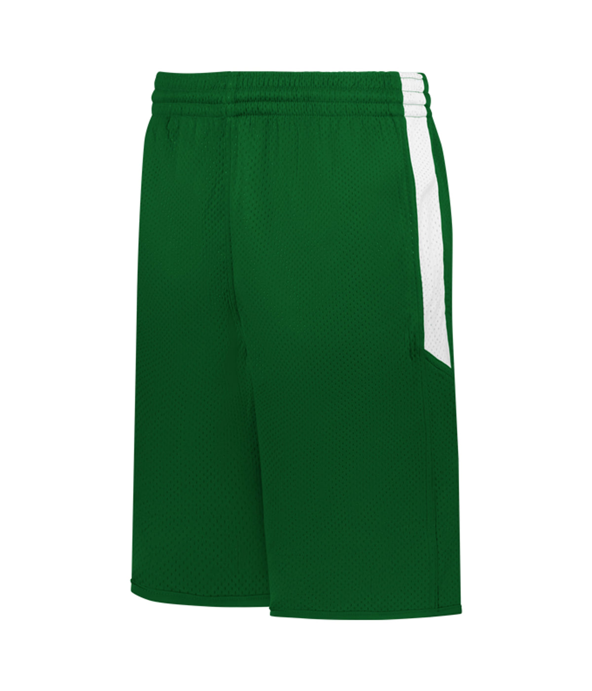 YOUTH SINGLE-PLY REVERSIBLE BASKETBALL SHORTS - MOISTURE-WICKING