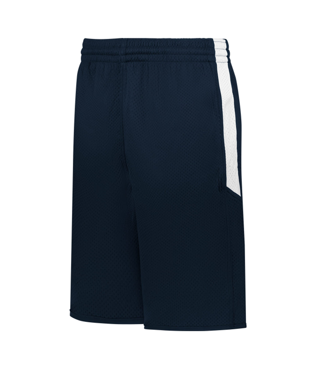 YOUTH SINGLE-PLY REVERSIBLE BASKETBALL SHORTS - MOISTURE-WICKING