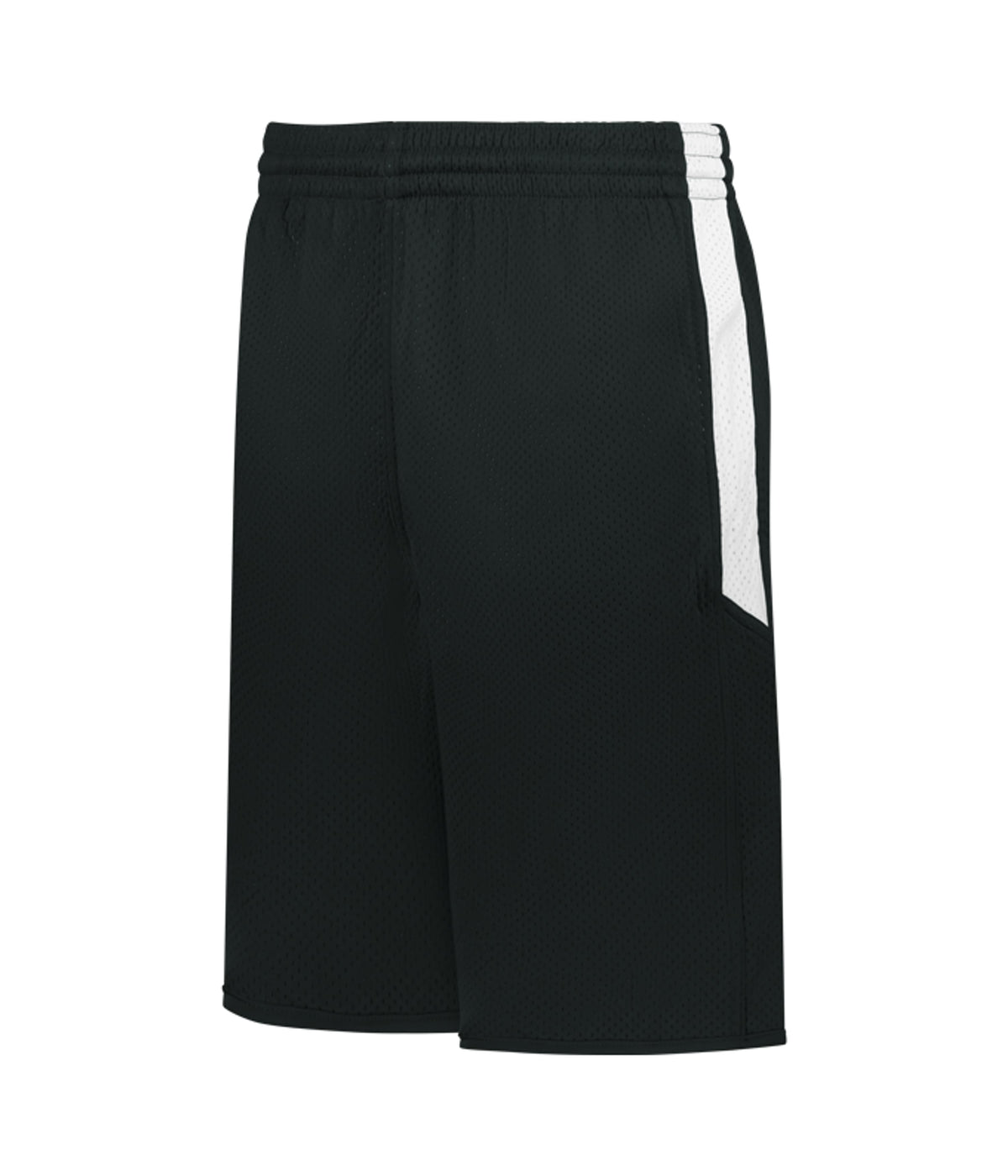 YOUTH SINGLE-PLY REVERSIBLE BASKETBALL SHORTS - MOISTURE-WICKING