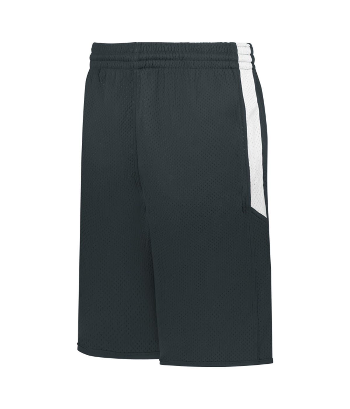 YOUTH SINGLE-PLY REVERSIBLE BASKETBALL SHORTS - MOISTURE-WICKING