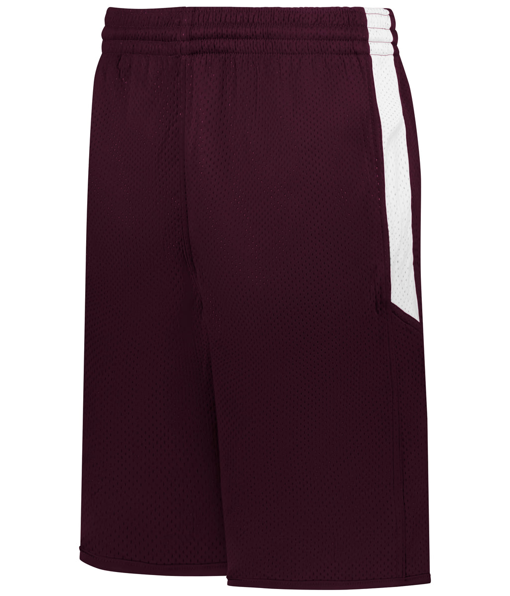 SINGLE-PLY REVERSIBLE BASKETBALL SHORTS - MOISTURE-WICKING