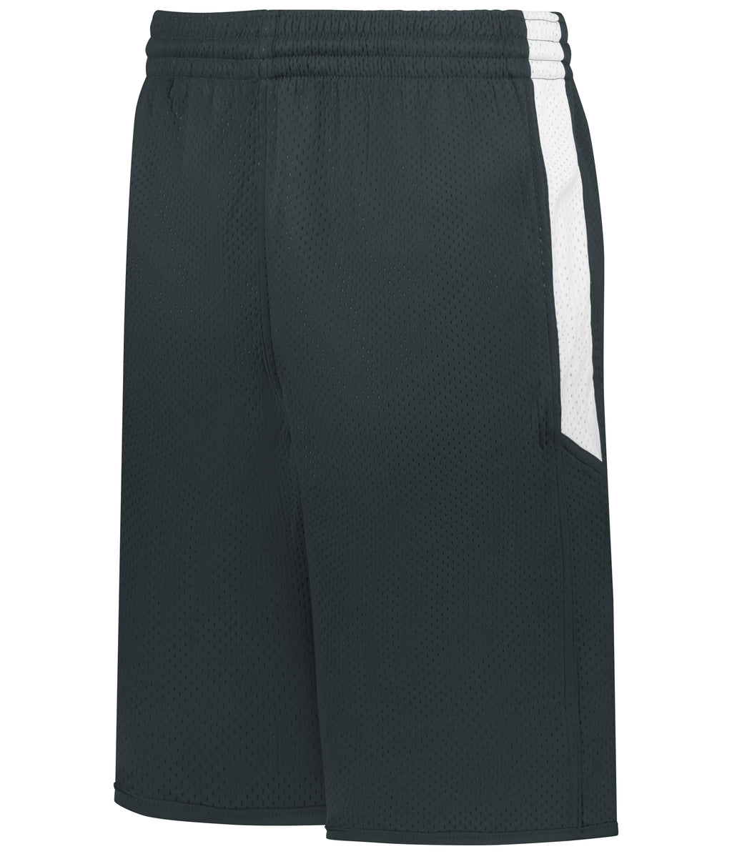 SINGLE-PLY REVERSIBLE BASKETBALL SHORTS - MOISTURE-WICKING