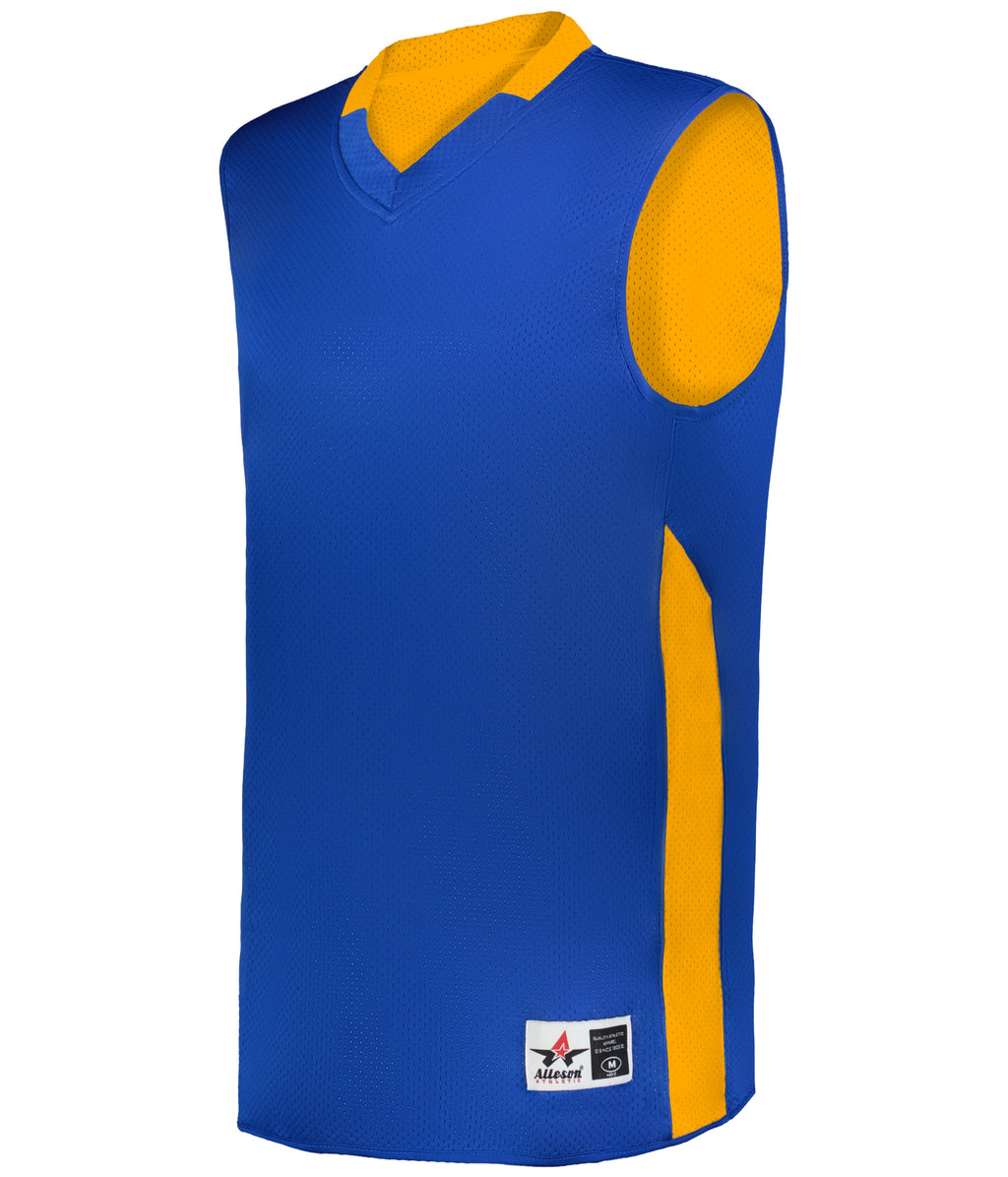 SINGLE-PLY REVERSBILE BASKETBALL JERSEY - MOISTURE-WICKING