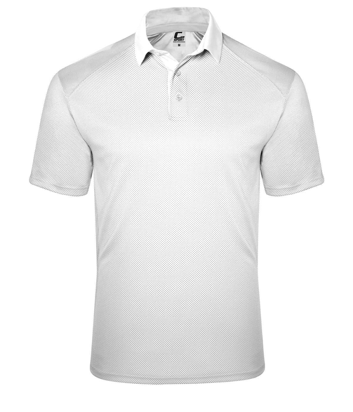 C2 MOCK MESH POLO - MOISTURE-WICKING POLYESTER