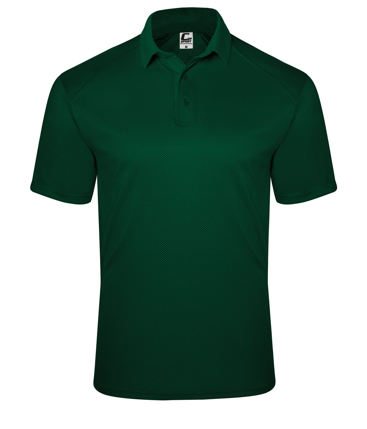 C2 MOCK MESH POLO - MOISTURE-WICKING POLYESTER