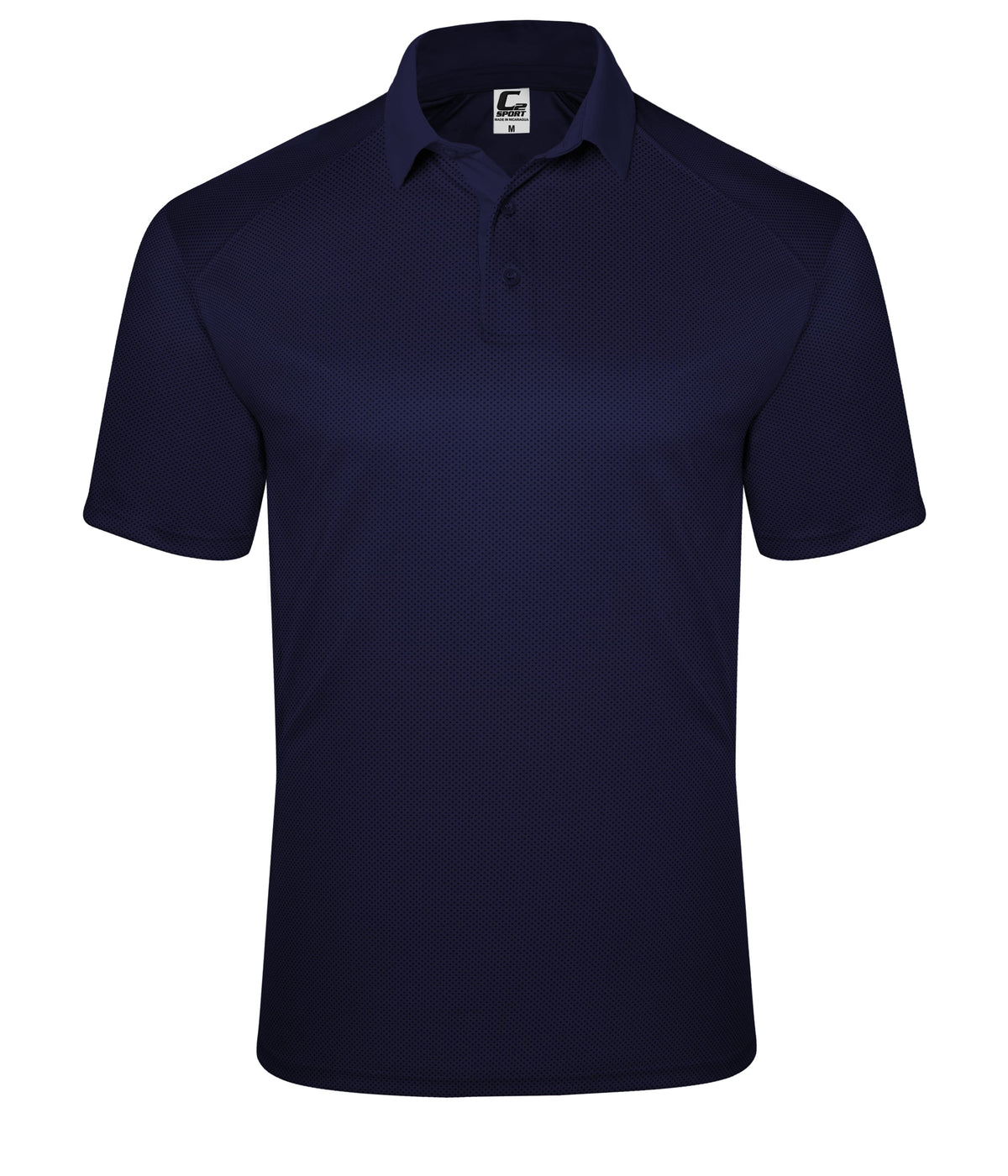 C2 MOCK MESH POLO - MOISTURE-WICKING POLYESTER