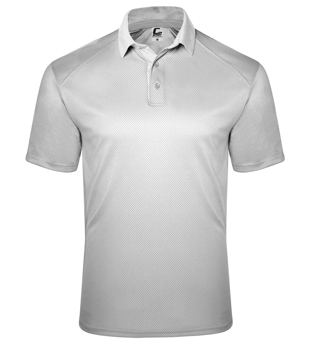 C2 MOCK MESH POLO - MOISTURE-WICKING POLYESTER