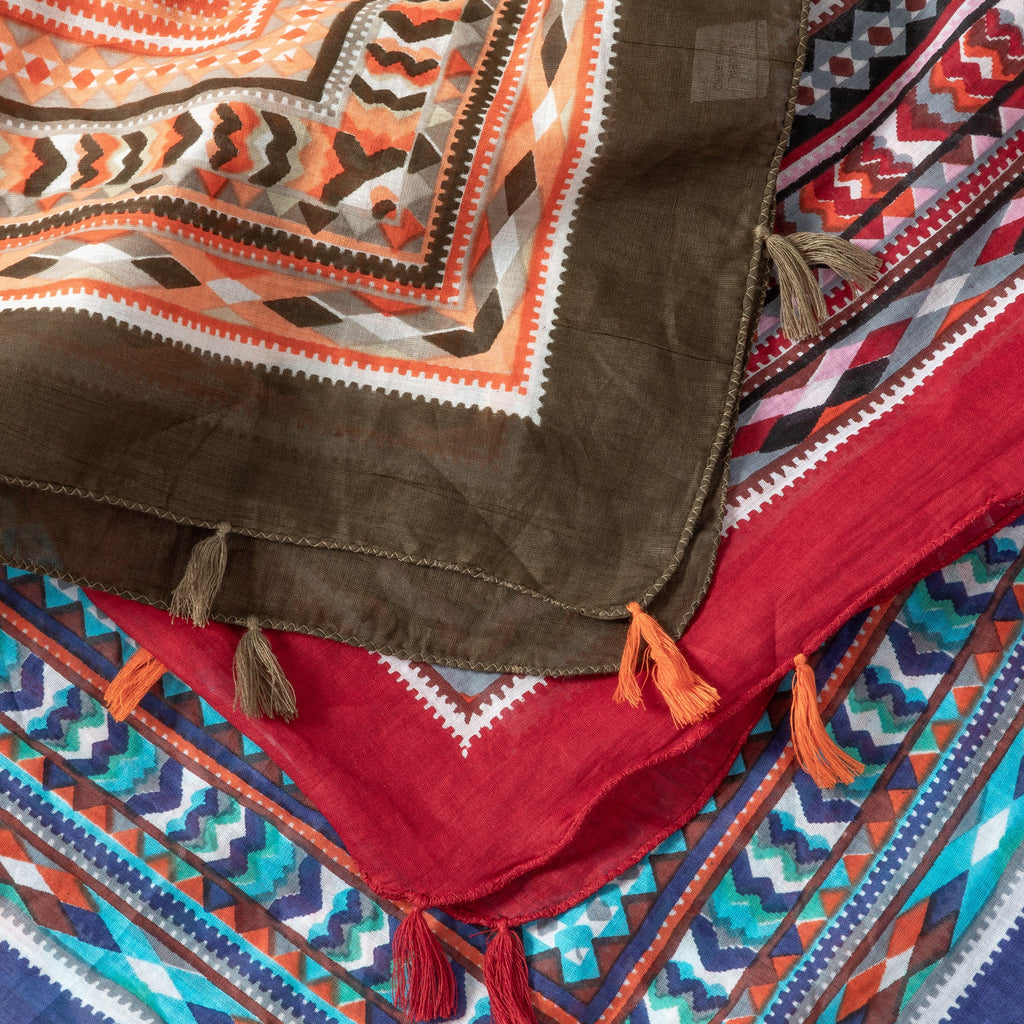 Tribal Tassel Scarf