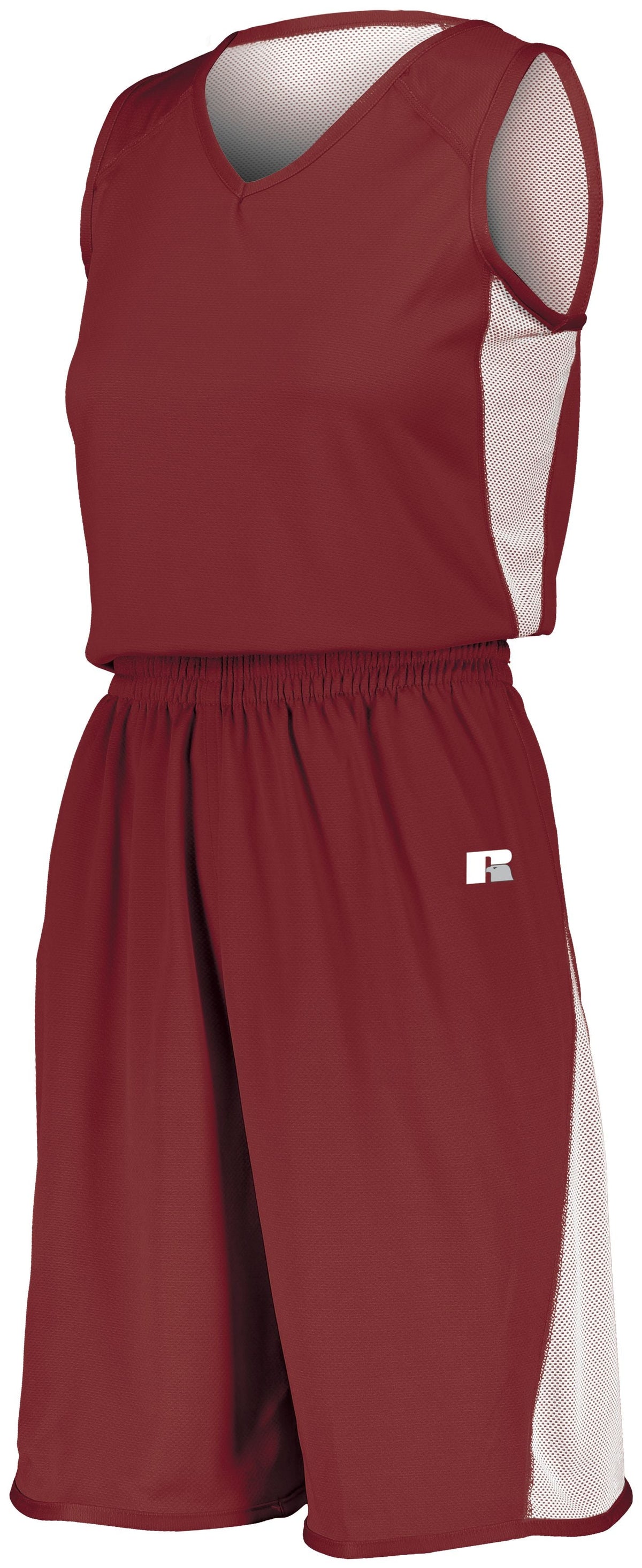 WOMEN'S UNDIVIDED SINGLE PLY REVERSIBLE SHORTS - MOISTURE-WICKING