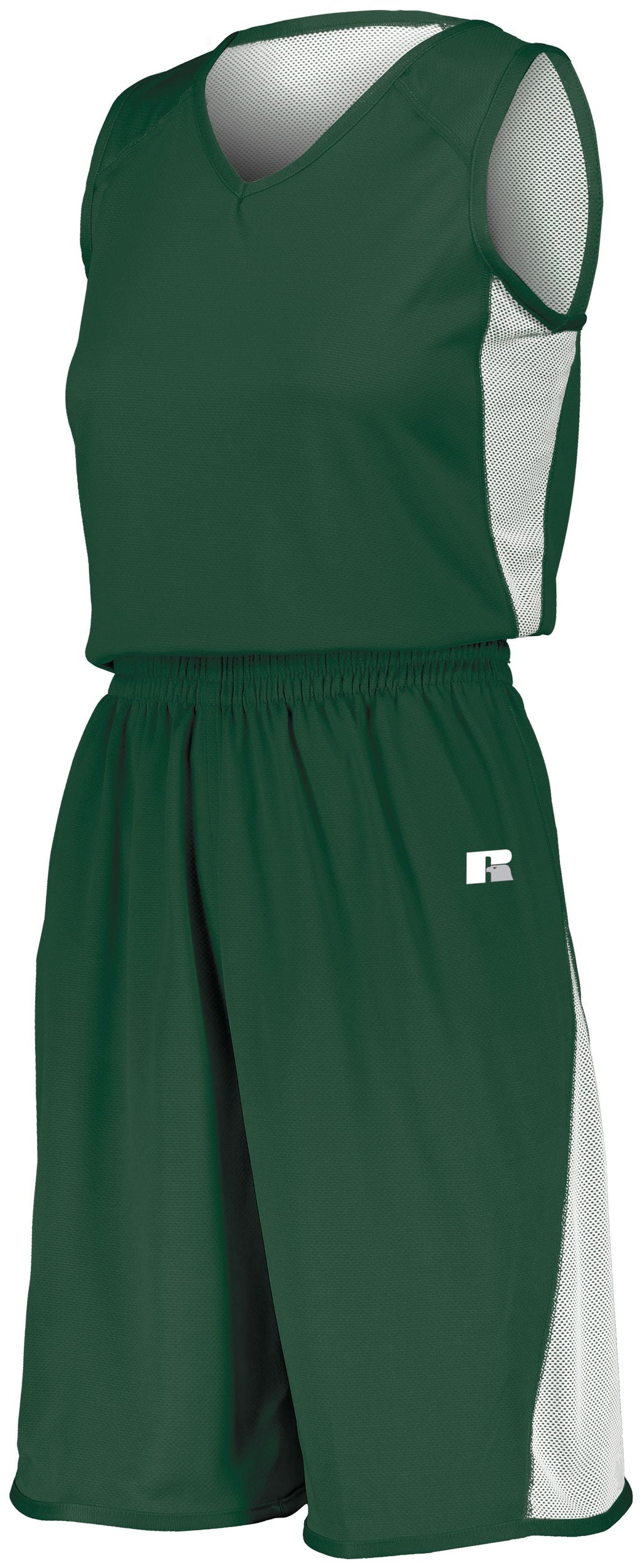 WOMEN'S UNDIVIDED SINGLE PLY REVERSIBLE SHORTS - MOISTURE-WICKING