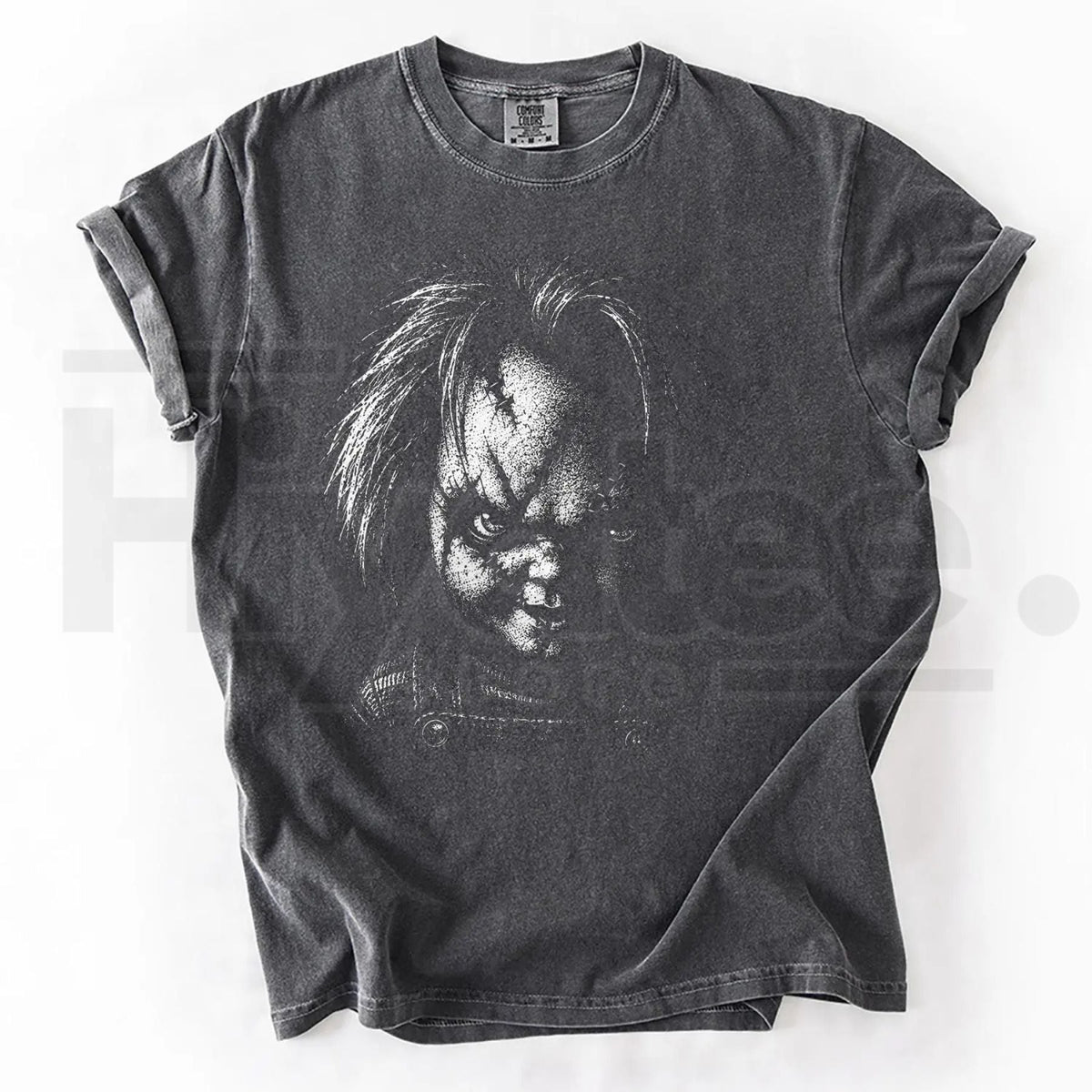 Comfort Colors Retro Horror Movie Characters Halloween Shirt Group Matching Tee