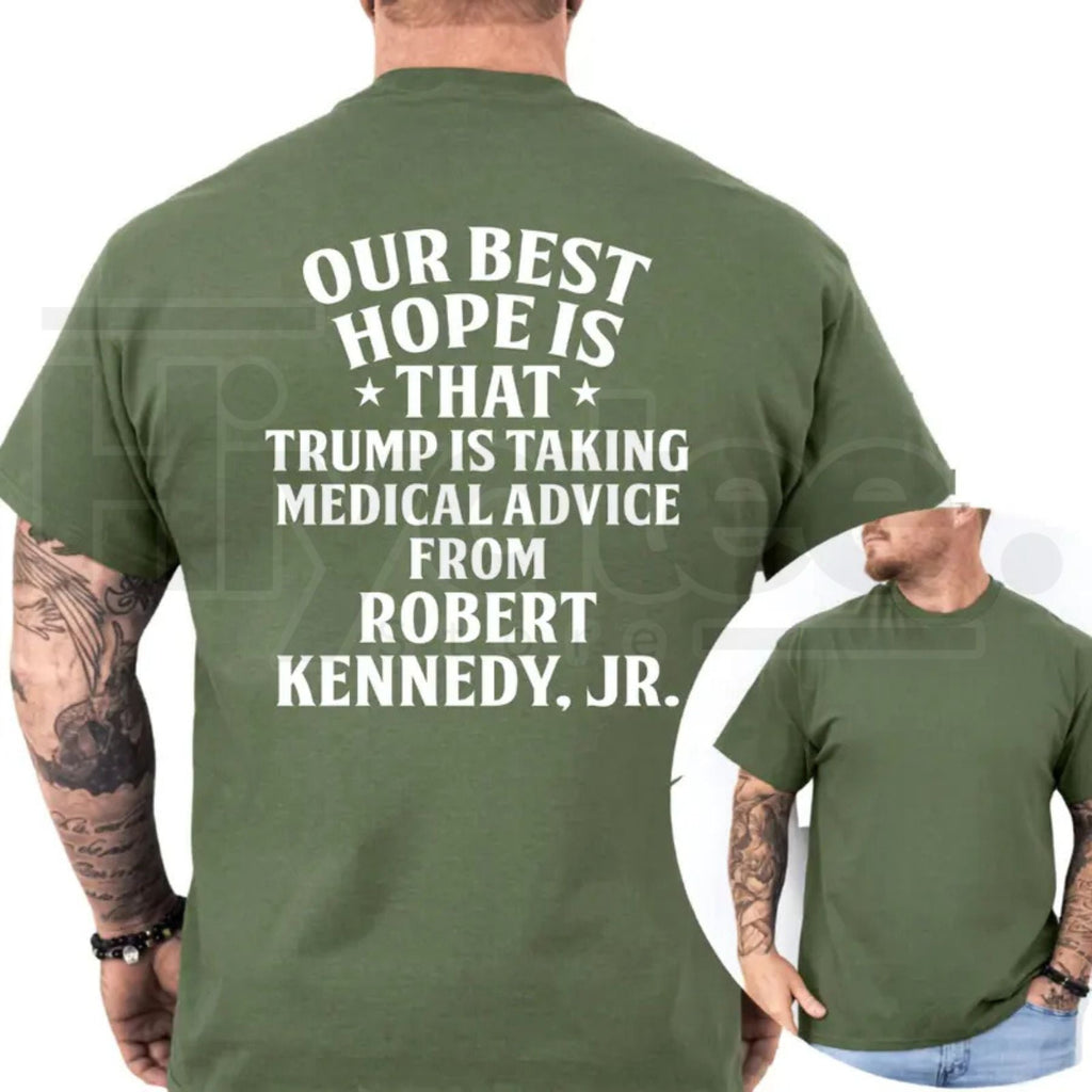 Medical Advice Typography T-Shirt – Funny Graphic Tee, Humorous Daily Statement Shirt for Men & Women