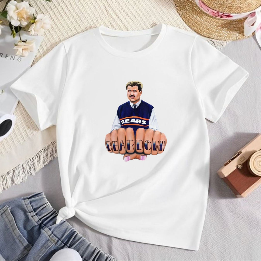 Mike Ditka Bear Down Unisex T-Shirt – Chicago Football Fan Graphic Tee