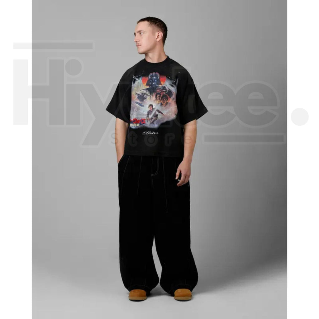 Loiter Star Wars Vintage T-Shirt Washed – Retro Sci-Fi Graphic Heavyweight Streetwear Tee