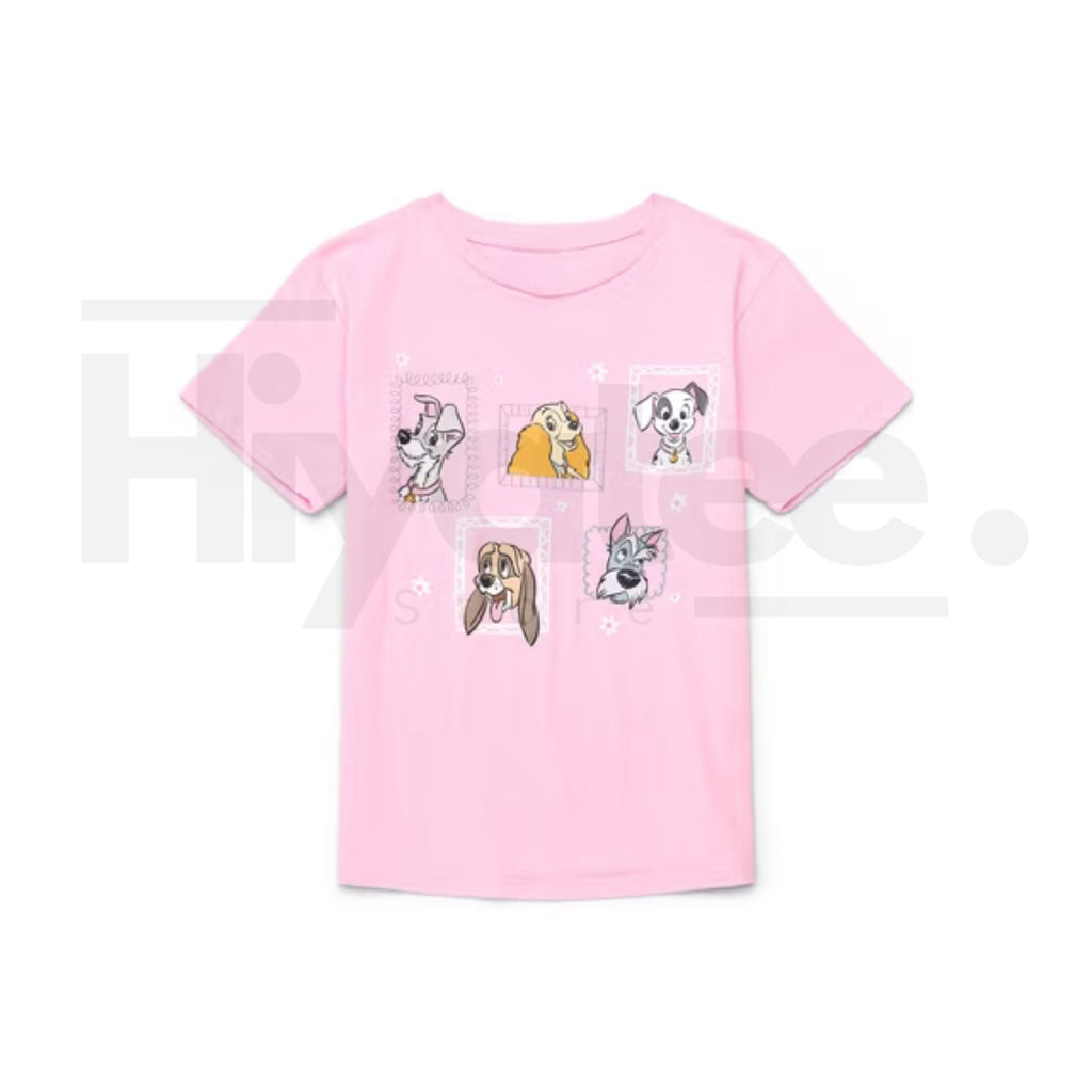 Disney Food Girls Short Sleeve Graphic T-Shirt – Cute Theme Park Snacks Tee, Casual Vacation Apparel for Kids