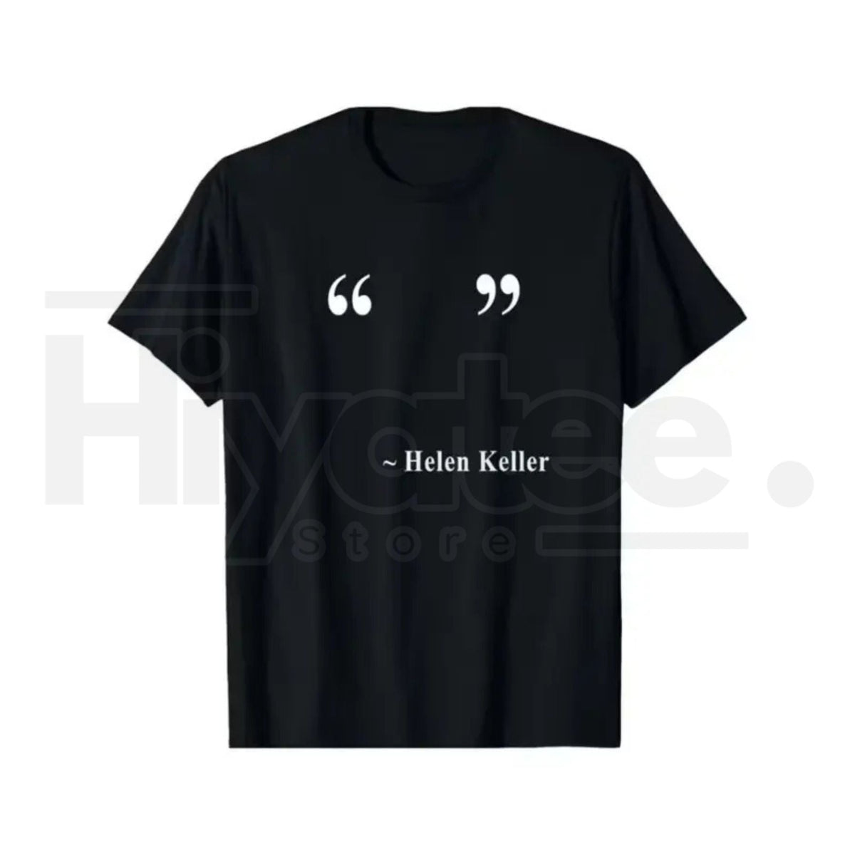 Women's Helen Keller Quote Graphic T-Shirt – Soft Casual Short Sleeve Top