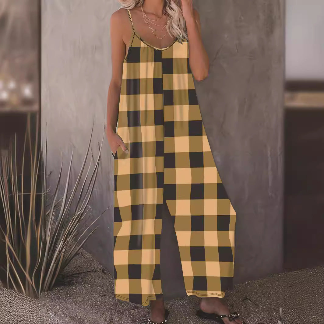Slip-in Casual Sling Jumpsuit Women