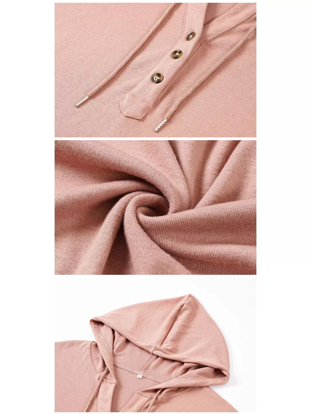 Drawstring Dropped Shoulder Hoodie