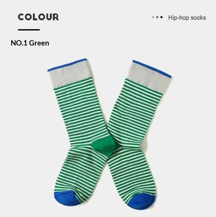 French Creative Socks Illustration Art Socks For Men And Women Couples