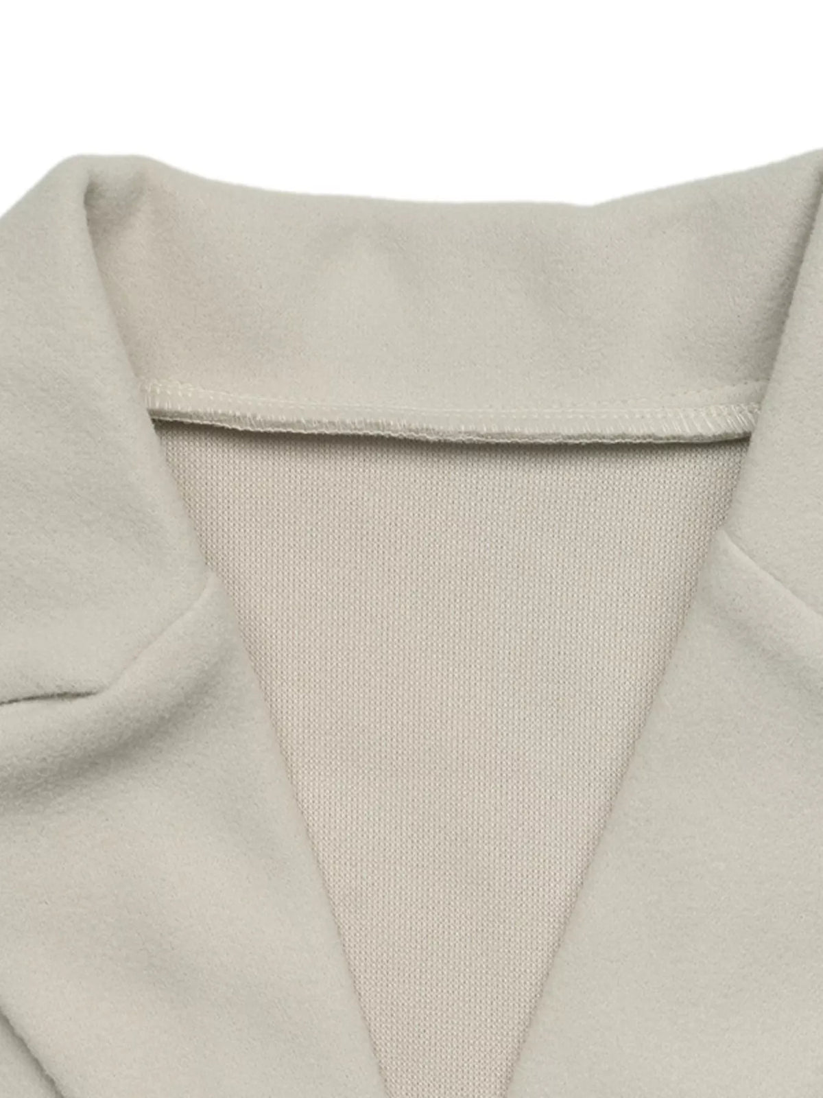 Lapel Collar Button Up Outerwear
