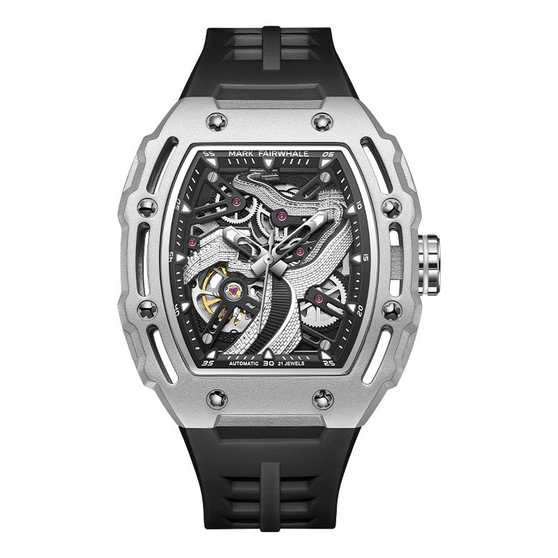 Openwork Carved Luminous Fully Automatic Mechanical Watch