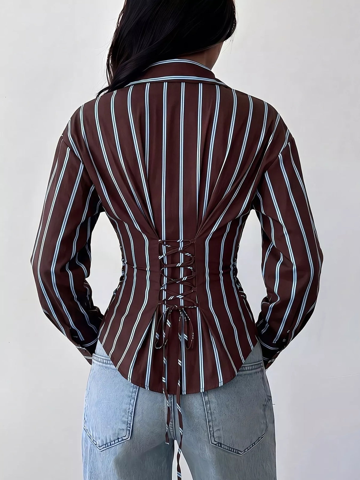 Striped Button-Down Slim-Fit Shirt