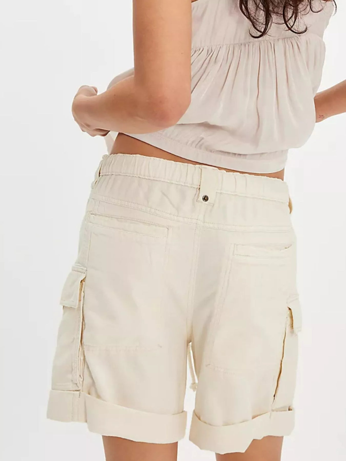 Drawstring Cargo Shorts