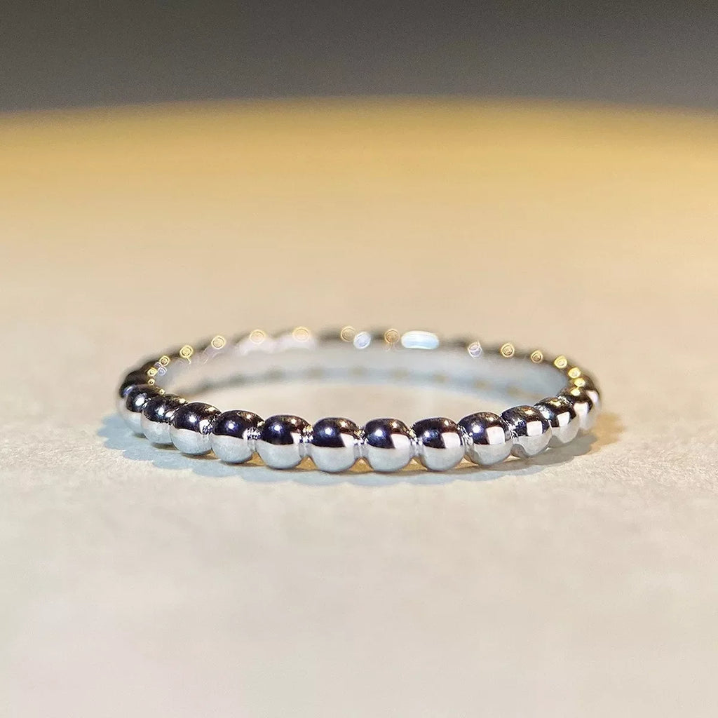 925 Sterling Silver Bead Ring