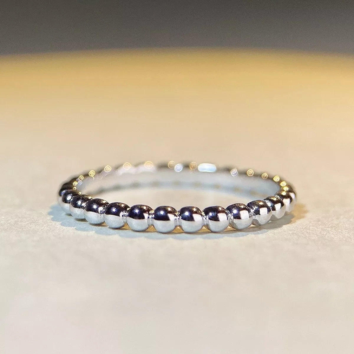 925 Sterling Silver Bead Ring