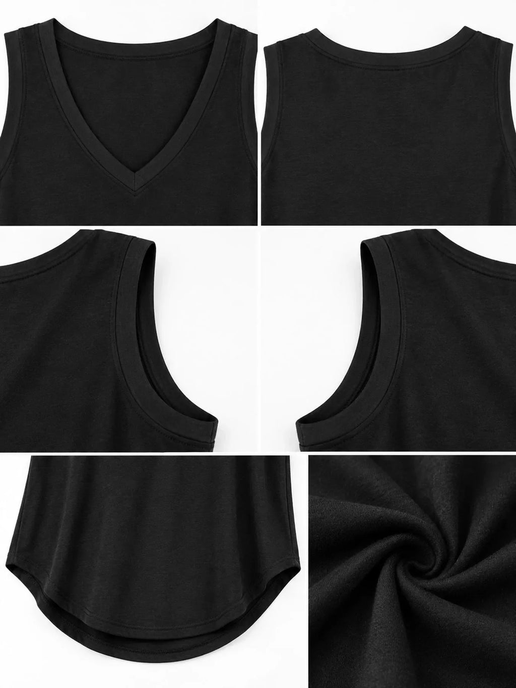 V-Neck Casual Loose Fit Tank Top